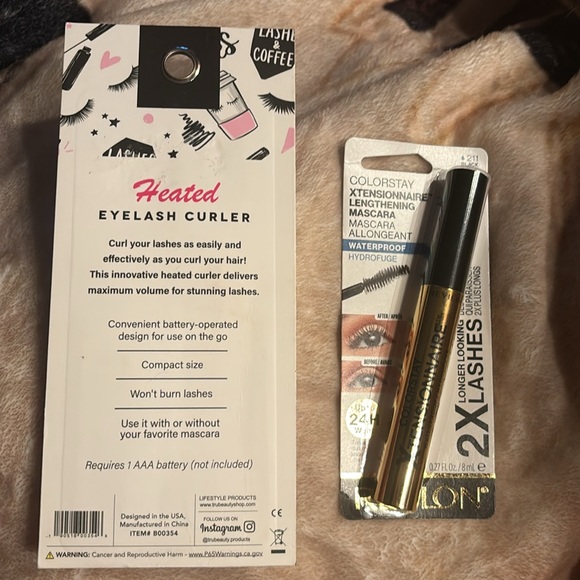 Eyelash Duo - Heated Eyelash Curler with Revlon Waterproof Mascara - Picture 5 of 10
